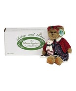 Vtg Bearington Collection Betsy &amp; Ross 14&quot; Patriotic Jointed Plush Teddy... - £21.11 GBP
