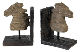 A&amp;B Home Wood Look Horse Bookends, Set Of 2, 11.6&quot;X4&quot;X7.6&quot; - £47.37 GBP