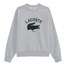 Lacoste Big Logo Point Crewneck Sweatshirt SF945E-55N CCA Women Sport Ca... - $157.08