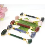 Wholesale Lot 5 PCs Mixed Natural Crystal Facial Rollers Healing Energy - $1,797.32 MXN