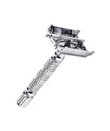 Butterfly Safety Razor - Heavy Duty Twist To Open Double Edge Safety Razor for M - $14.99