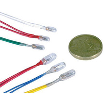 Pre-connected Cable Mini Lamp (4x10mm) - 1.5V White - £23.44 GBP