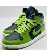 NEW Nike Air Jordan 1 Mid Altitude Green Black BQ6472-031 Women’s Size 8.5 - $158.39