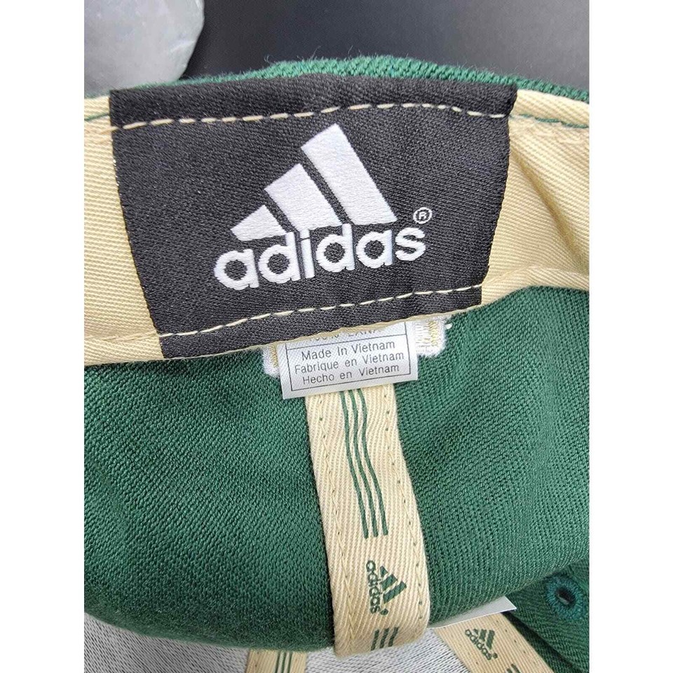 adidas Notre Dame Shamrock Hat Fitted 7-3/8 Green Cap Hat Item image 7