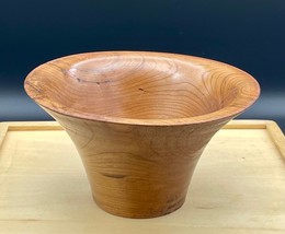 Wood turned small bowl using cherry from Adirondacks region Handmade and... - £39.50 GBP