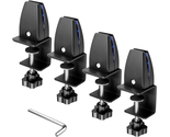 4 Pcs Desk Partition Clips, Acrylic Plastic Shield Holder - £40.94 GBP