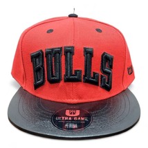 Chicago Bulls Ultra Game NBA Red/Black Snapback Hat - $38.22