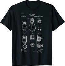 Electrician Light Bulb Electricity Electrical Engineers T-Shirt. - £31.87 GBP