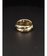 Tiffany &amp; Co. Etoile Diamond Crossover Band 18KYellow Gold - $7,183.38 CAD