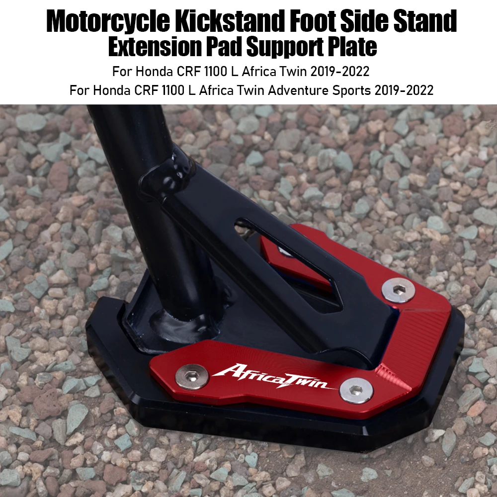 Motorcycle Foot Kickstand Side Stand Enlarge Extension For Honda CRF1100 L - $33.04+