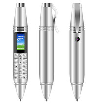UNIWA AK007 pen shaped 0.08mp back camera 0.96 inch wireless FM 2g phone silver - $49.99