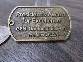 AUSA Association of the US Army President Gen Gordon R Sullivan Challenge Coin - £19.38 GBP