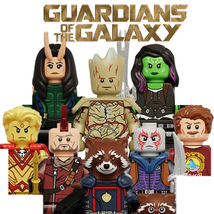 8pcs Guardians of the Galaxy Star-Lord Block Mini Man Figure  - £16.56 GBP