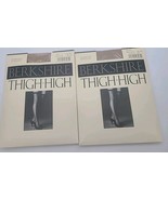 Vintage 1992 Berkshire No Bind Top Thigh High Sandalfoot  Size A-B Nude ... - $25.98 CAD