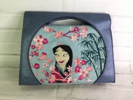 Disney Mulan Danielle Nicole Clutch Purse Hand Bag Embroidered Cherry Blossoms - $51.98