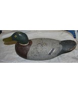 Wooden Duck Decoy Signed  Marked  Branded  &quot;RM&quot; - £170.93 GBP