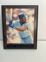 Vintage Bo Jackson Autographed 8x10 Framed Kansas City Royals  - £63.72 GBP