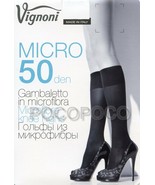 Kniestrümpfe 50 Höhle Geld Damen Aus Mikrofaser Deckend Vignoni Micro 50... - $3.36 CAD+