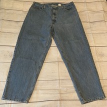 Vintage Levis 560 Loose Fit Tapered Leg Jeans 42x30 Made In USA Irregular - £23.49 GBP