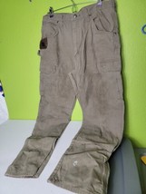 Wrangler Riggs Workwear Pants Tan Mens 36x34  - £27.94 GBP