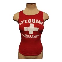 Lifeguard Tank Top Women Small Puerta Plata Dominican Rep Officially Licensed - £7.03 GBP