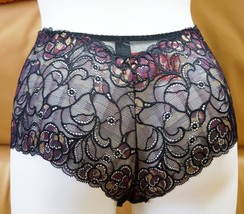 EUROPEAN SEXY LACE BRIEFS STRETCH HI WAISTED PANTIES SHEER GIFT FOR WOMEN - £25.96 GBP