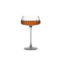 interoknack Vintage Crystal Coupe Cocktail Glass 350ml  Elegant Diamond... - $1,460.28 MXN