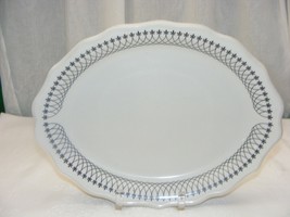 Vintage Restaurant Ware 12&quot; Oval Meat Platter Syracuse China 101 C - $695.71 MXN