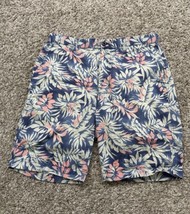 Uniqlo Blue Floral Chino Shorts Men Size 30 (Measure 31x10) - £8.43 GBP