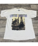 Vtg Lynyrd Skynyrd The Last Rebel 1993 Tour T-Shirt White L Band Single ... - $47.32 CAD