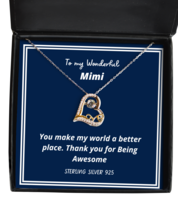 To my Mimi,  Love Dancing Necklace. Model 64035  - $39.95