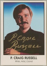 P. Craig Russell SIGNED 1992 Famous Comic Book Creators Eclipse Artist Card - £15.26 GBP