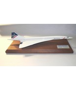 RARE 1989 Westway Concorde Model – British Airways INTRAV – 12&quot; Wood Base - $46,901.17 MXN