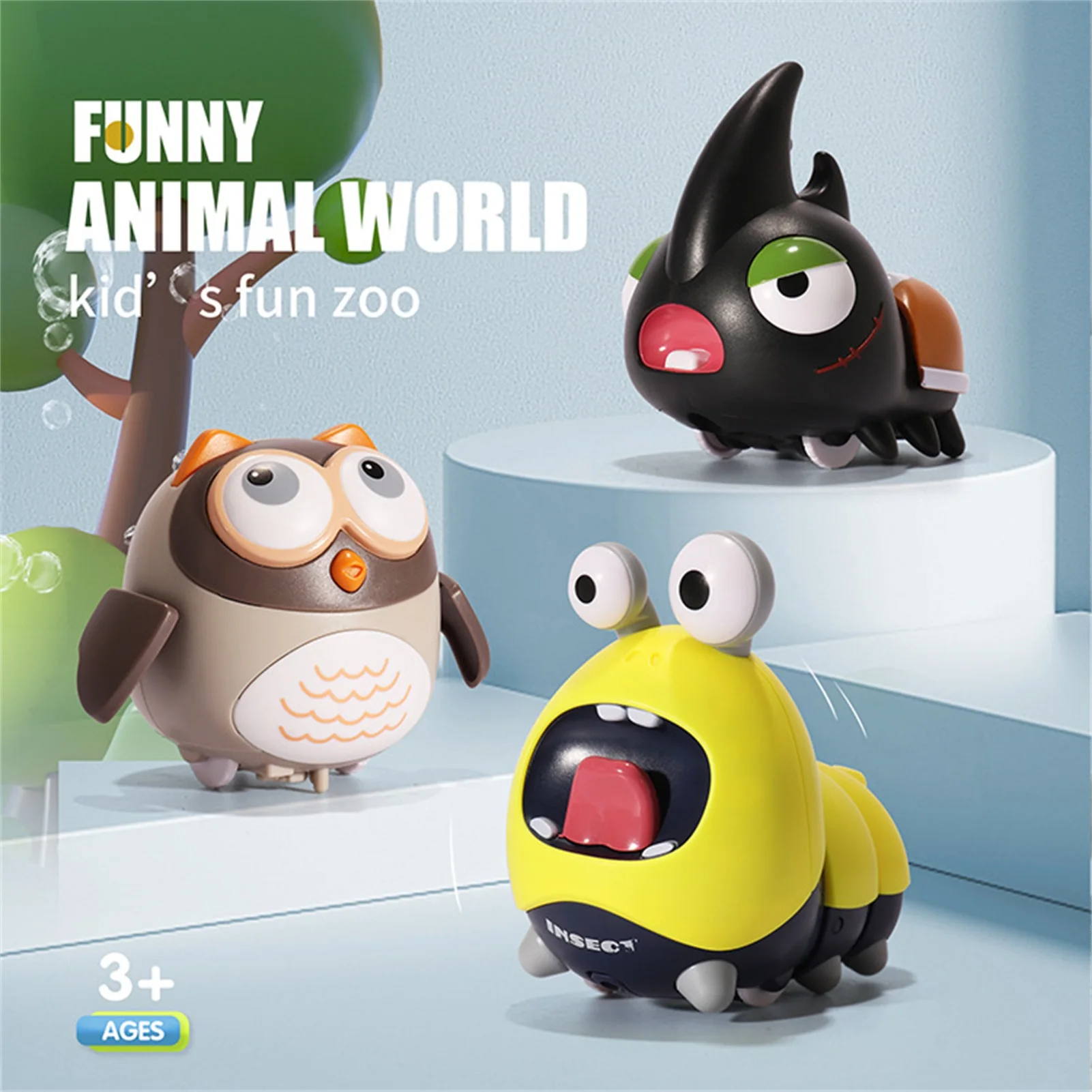Electric Swing Cartoon Animal Insectss Electric Insectss Animal Creative Q - £14.06 GBP+