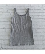 Under Where? Essentials Womens Tank Top Large Gray Sleeveless Stretch - $13.99