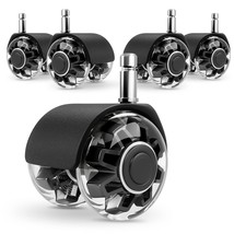 Office Chair Caster Wheels (Set Of 5),Heavy-Duty Chair Wheels Support 22... - £34.93 GBP