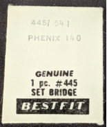 NOS BESTFIT GENUINE Phenix Cal. 140 Set Bridge - Watch Part # 445/541 - €16,13 EUR