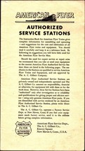 AMERICAN FLYER AUTHORIZED SERVICE STATIONS GUIDE 1954 - £14.41 GBP