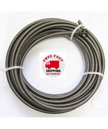 50ft Drain Auger Cable Replacement Plumbing Snake Sink Sewer Toilet Show... - $128.77 CAD