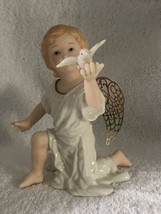 Vtg Lenox Fine China Angel Of Peace Limited Edition 1534/5000 6” Tall 24 K  Trim - £59.11 GBP