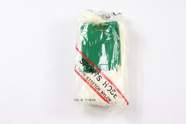 NOS Vintage 80s Sarna Youth Nylon Running Sport Hose Soccer Socks White Green - £11.64 GBP