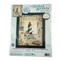 Dimensions Counted Cross Stitch Light At Sea Kit 6924 Lighthouse w Desig... - $24.07