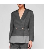 Ted Baker London Womens Tressaj Tailored Fit Peplum Blazer Grey Size 1  ... - $64.99 CAD
