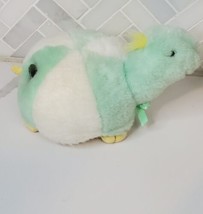 Vintage 1990 Baby Gund Green and White Musical Wind up Turtle Plush RARE! - £23.77 GBP