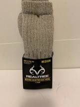 1 Pair Realtree  Merino Wool Boot Sock Made In USA. Size Medium - £12.76 GBP