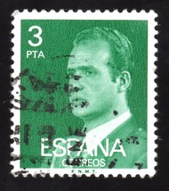  1976 Spain Postage Stamp - Definitive Issue - King Juan Carlos I - Scott # 1976 - $2.99