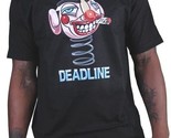 Deadline Hombre Negro Fumar Payaso Borla Cabeza Camiseta - $20.93