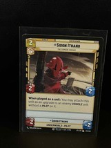 Sidon Ithano - The Crimson Corsair Jump to Lightspeed Star Wars: Unlimited - $0.98