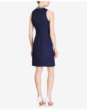 American Living Womens Jacquard Sheath Dress,Navy,6 - £50.48 GBP