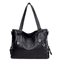 Women PU Leather Handbags Designer Soft Shoulder Bags For Women Messenger Bags C - £47.16 GBP